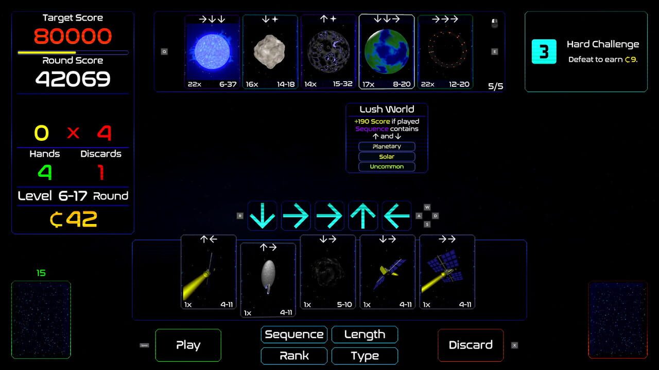 Cardinal Sequence — Screenshot 1
