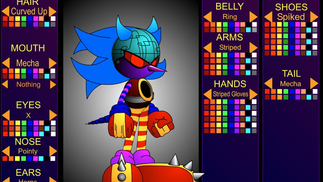 Sonic Character Designer Screenshot 1