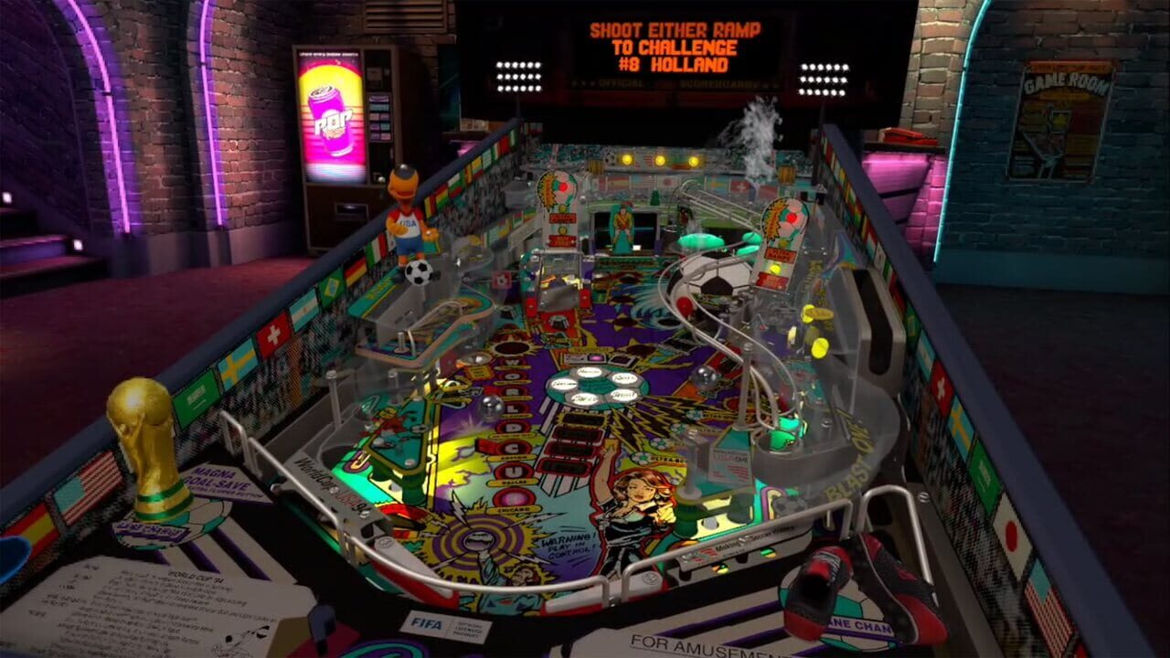Pinball FX VR: Williams Pinball - World Cup Soccer Image