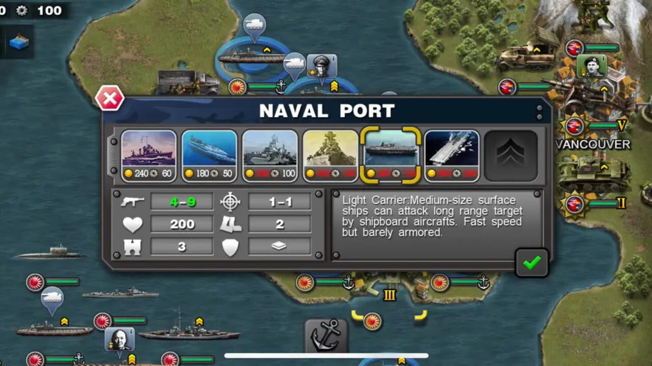 Glory of Generals: Pacific War — Screenshot 2