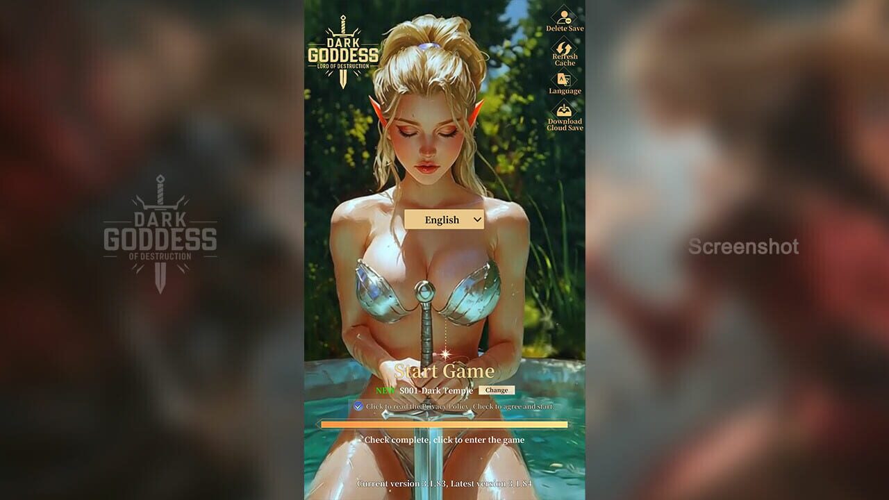 Dark Goddess of Destruction — Screenshot 1