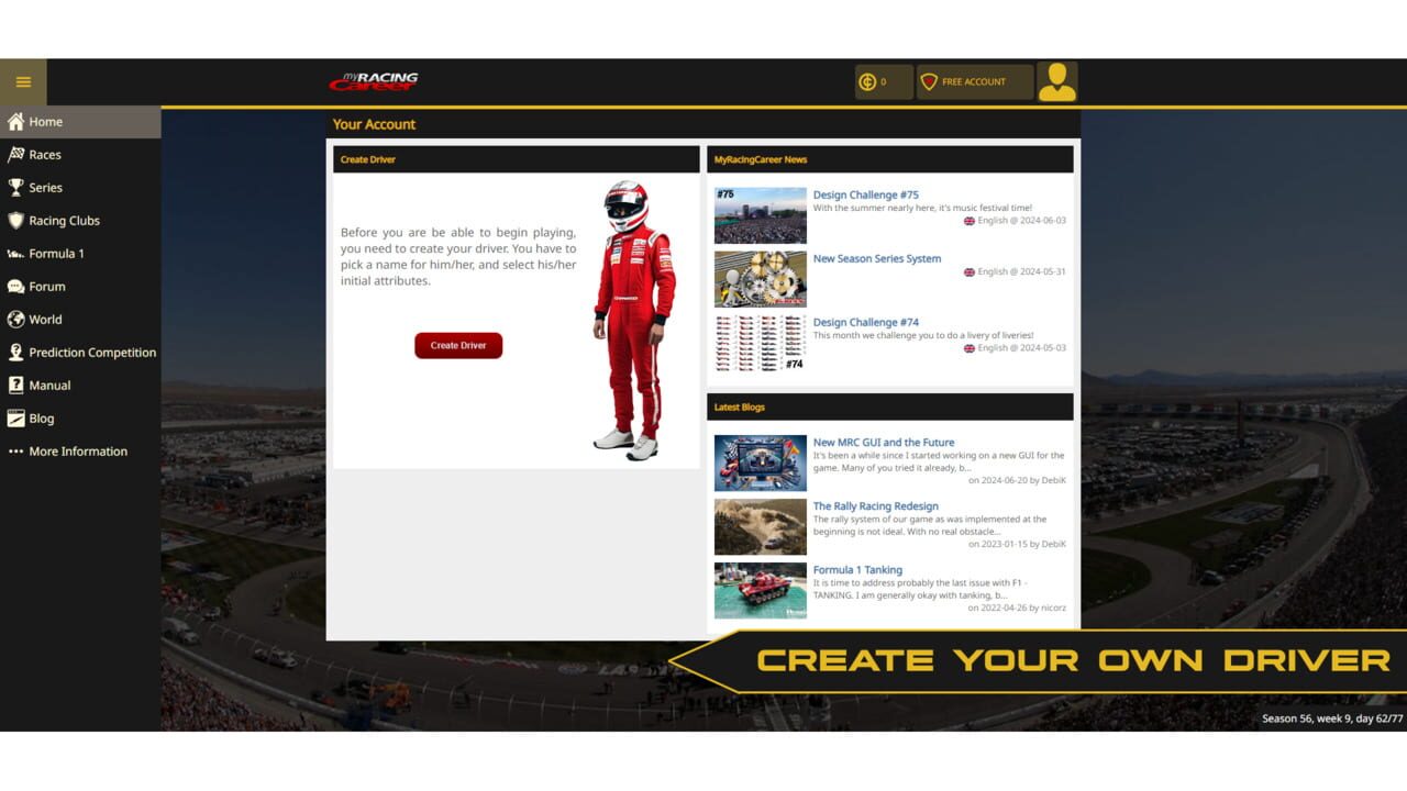 My Racing Career Screenshot 1