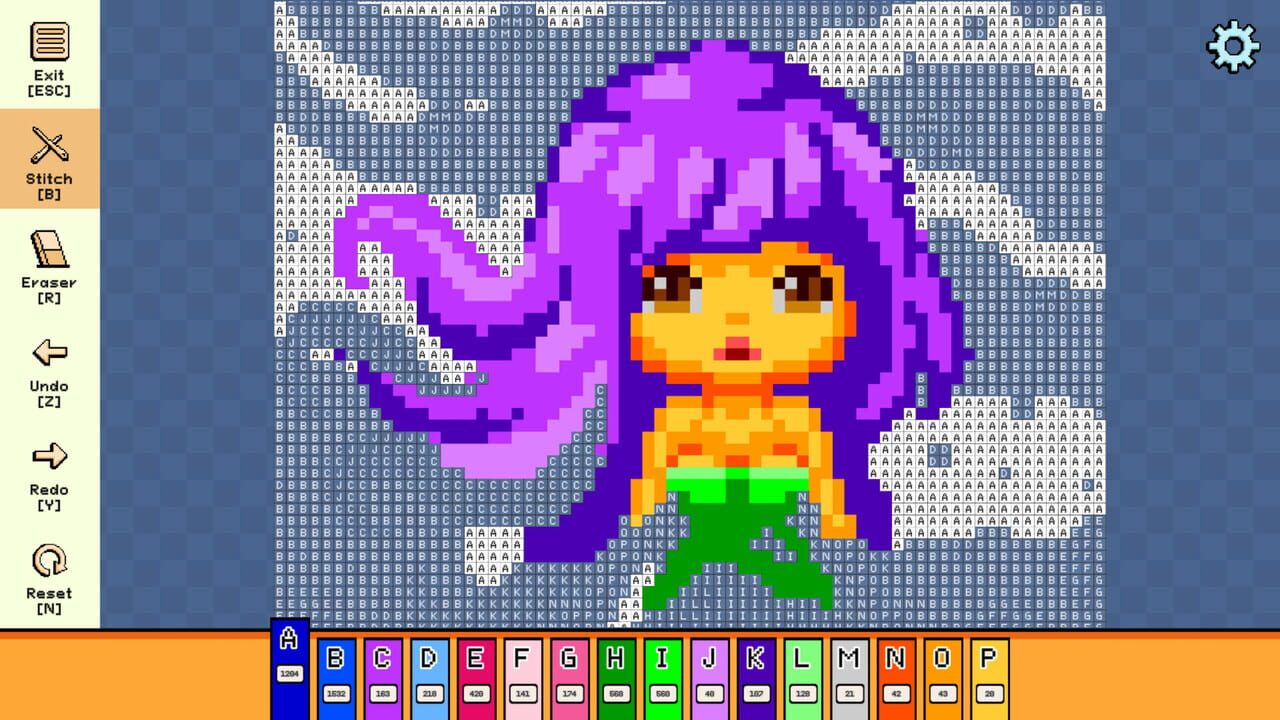 Pixel Cross Stitch: Color by Number - Mythical Monsters Pack 2 — Screenshot 3