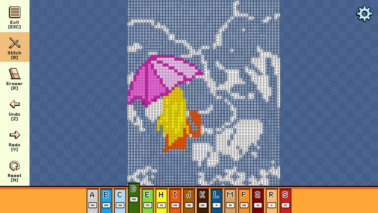 Pixel Cross Stitch: Color by Number - Spring Pack 3 — Screenshot 2