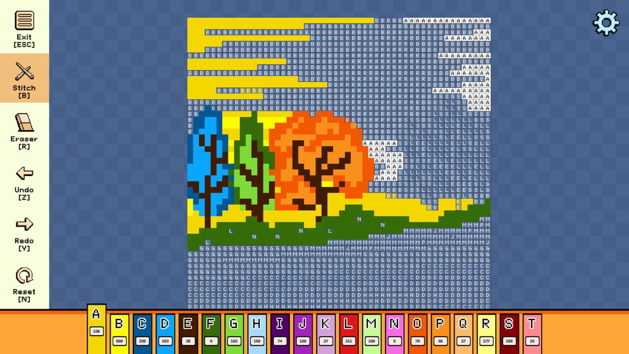Pixel Cross Stitch: Color by Number - Spring Pack 3 — Screenshot 4