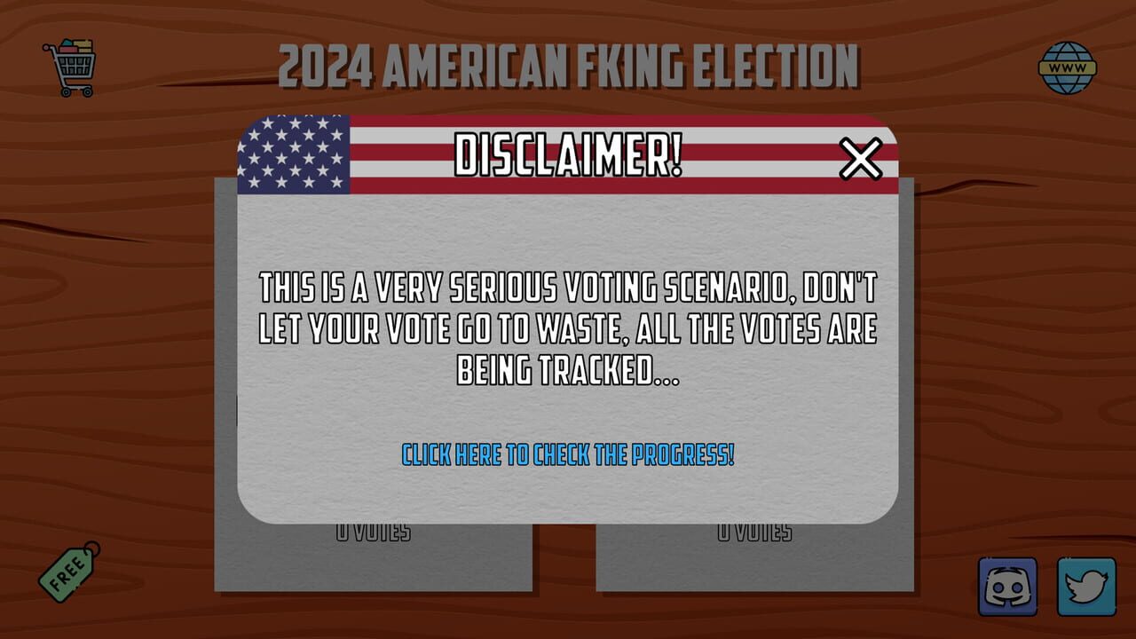 American FKN Election Screenshot 1
