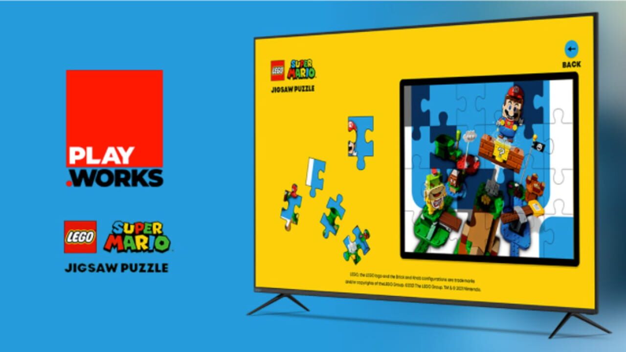 LEGO Super Mario Jigsaw Puzzle Screenshot 1
