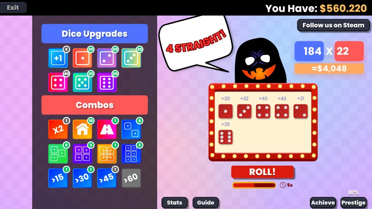 Mini Idle Dice Monster screenshot 3