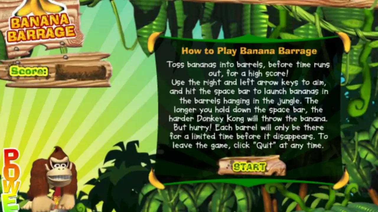 Banana Barrage banner