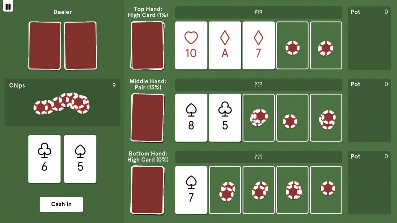 Texas Lane'em Poker — Screenshot 1