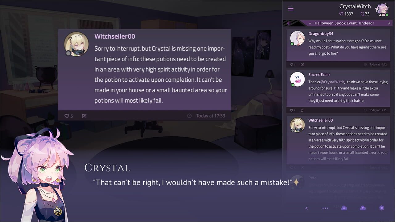 Crystal the Witch — Screenshot 2