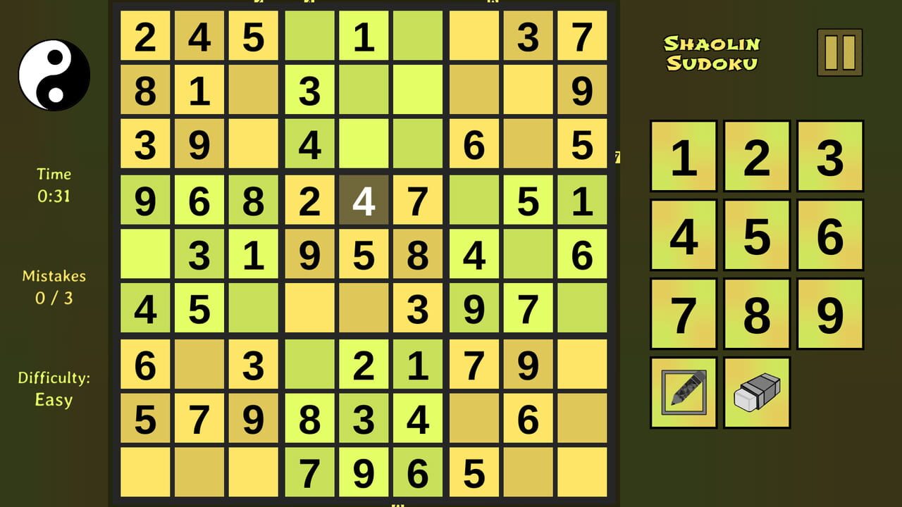 Shaolin Sudoku — Screenshot 3