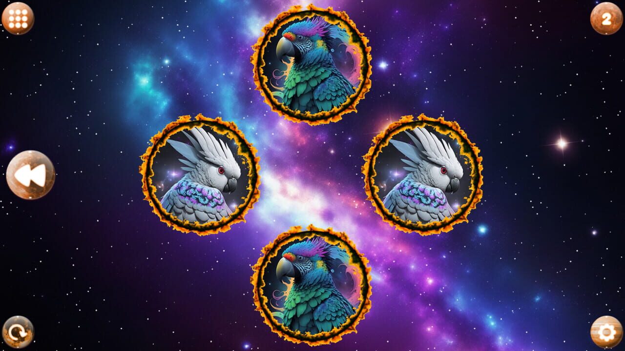Space Memory: Parrots — Screenshot 1