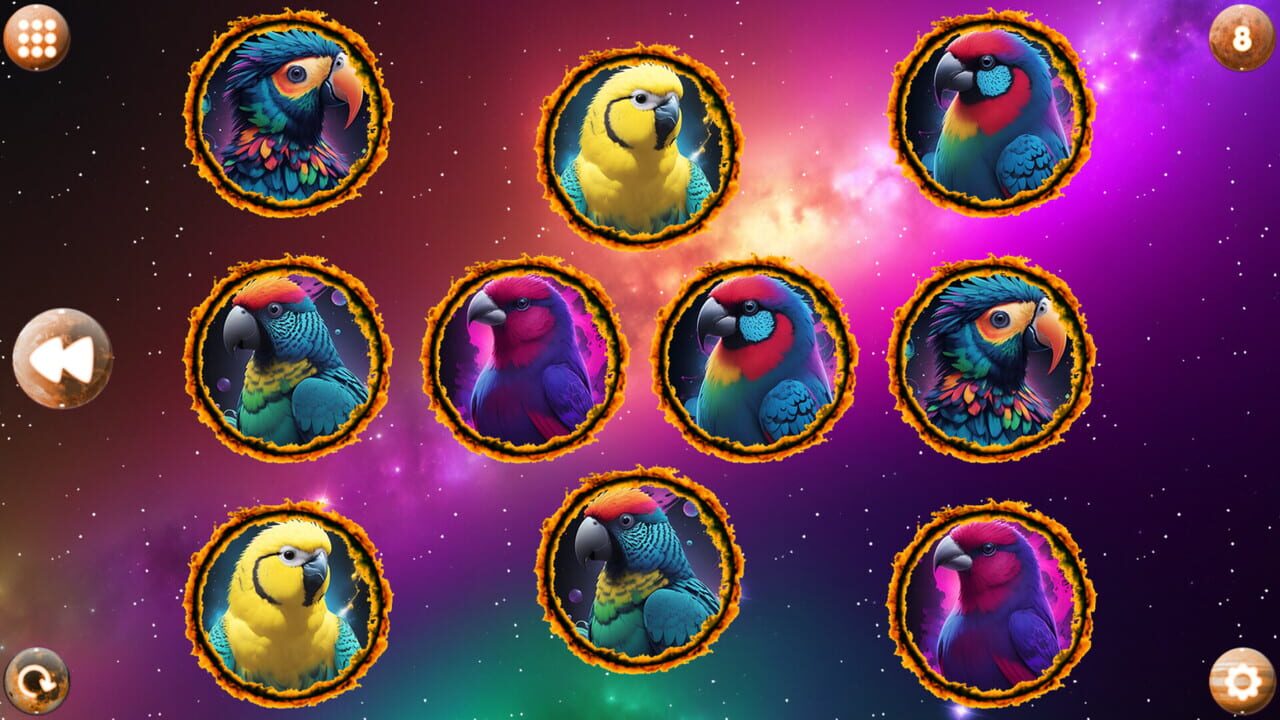 Space Memory: Parrots — Screenshot 4