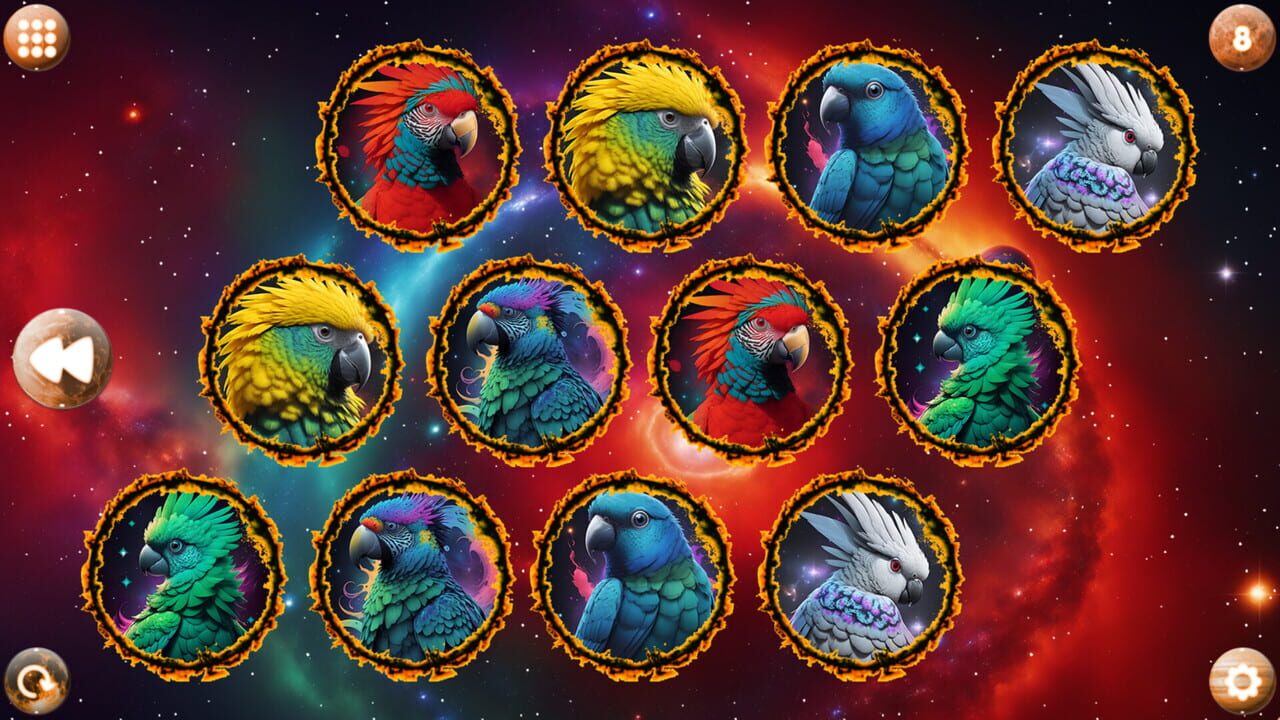 Space Memory: Parrots — Screenshot 5