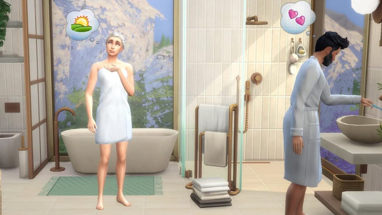 The Sims: 4 Sleek Bathroom Kit — Screenshot 1