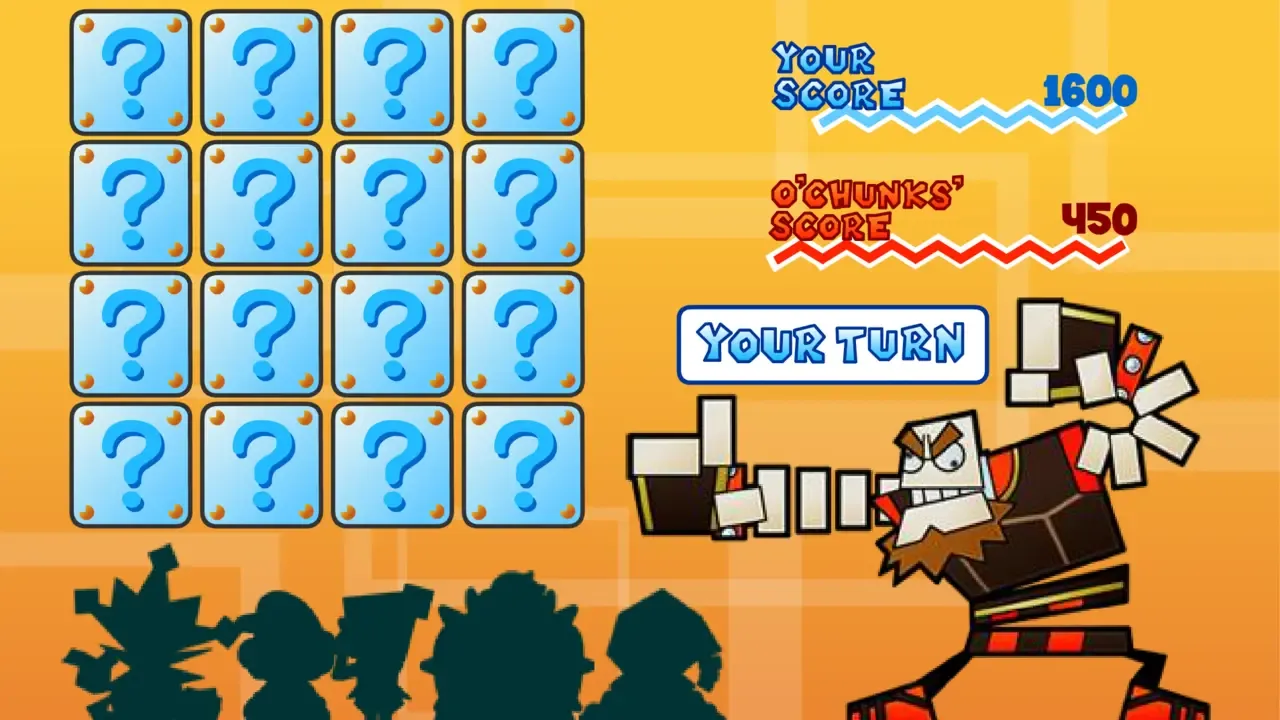 Super Paper Mario Memory Match banner