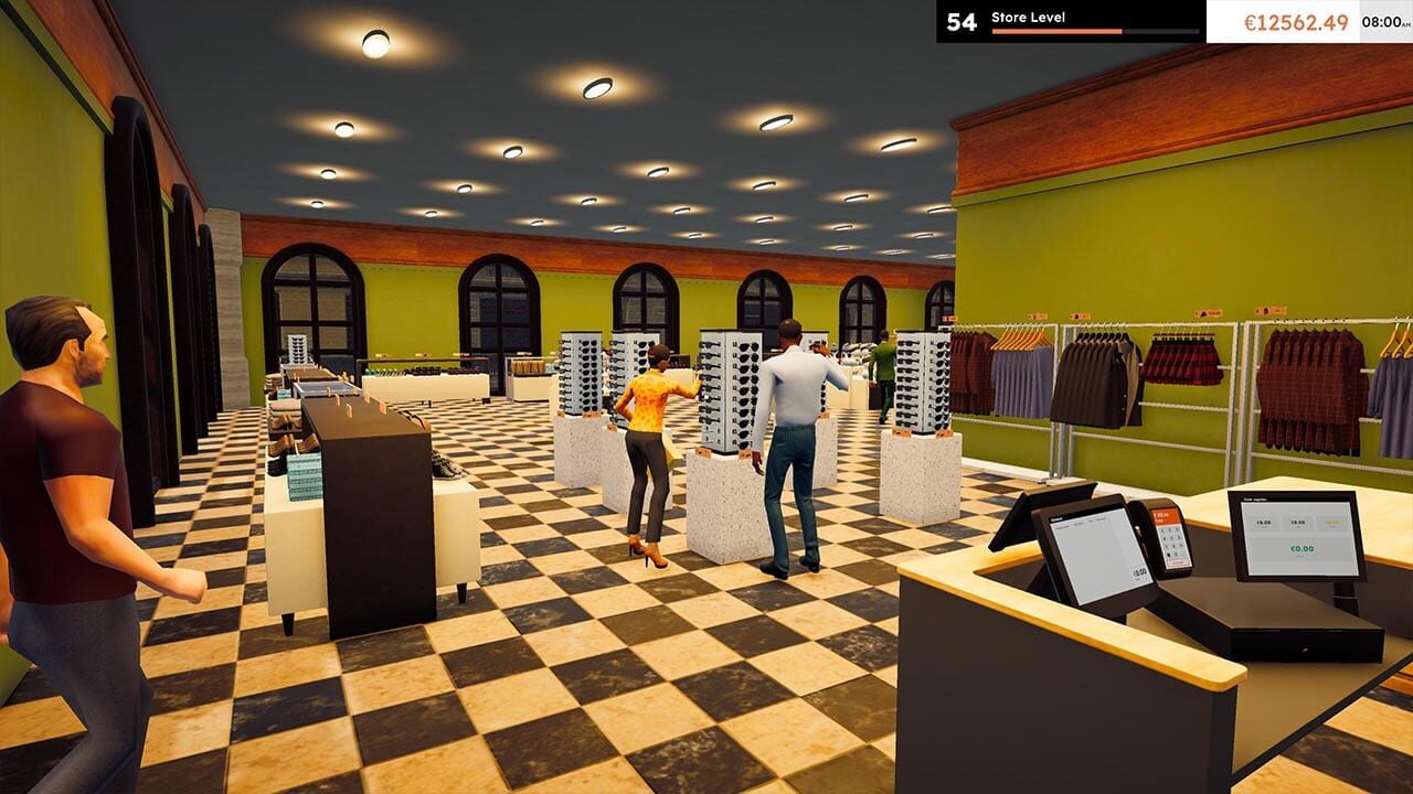 Clothes & Outlet Supermarket Store Simulator — Screenshot 1