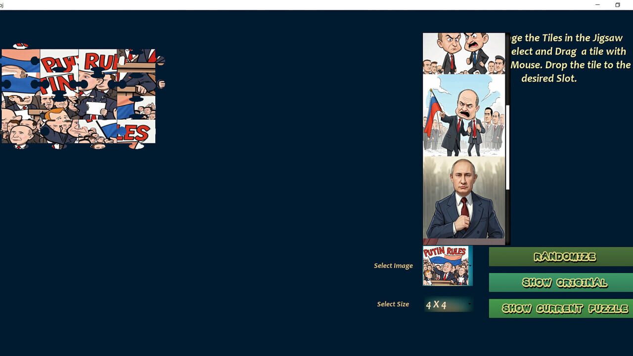 Putin Jigsaw — Screenshot 3