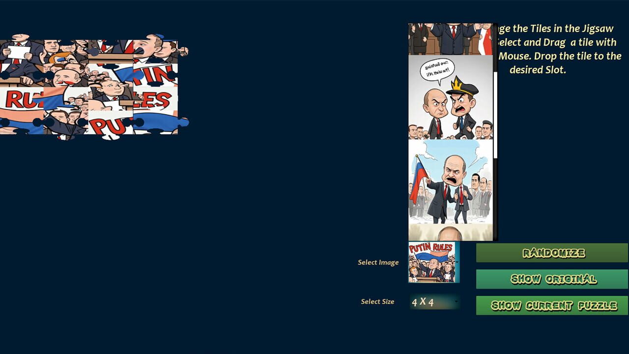 Putin Jigsaw — Screenshot 5