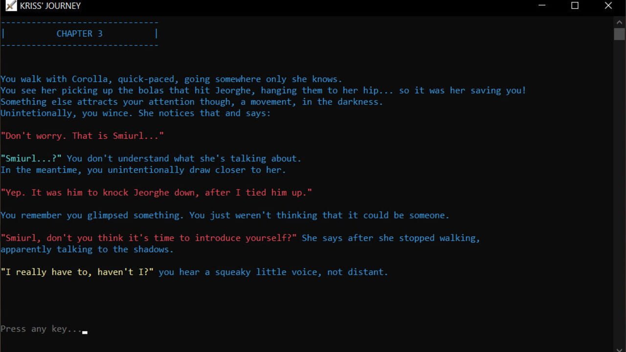 Kriss' Journey Screenshot 1