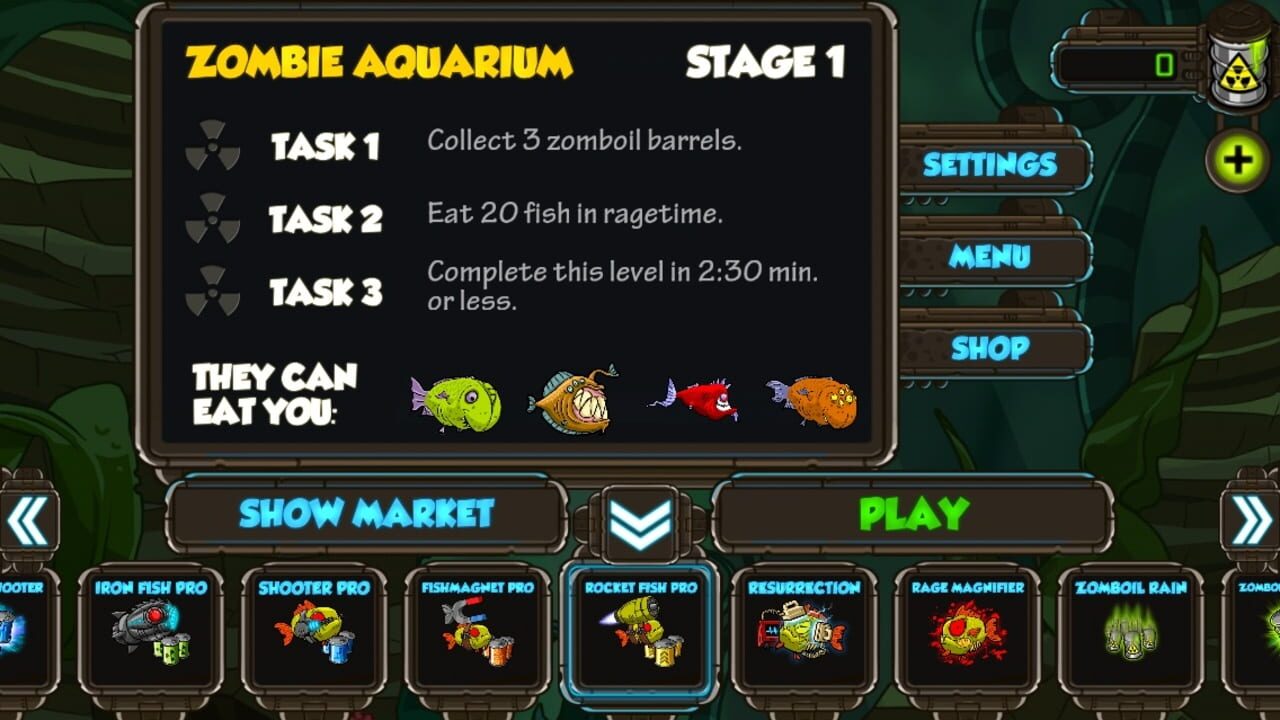 Zombie Fish Tank — Screenshot 3