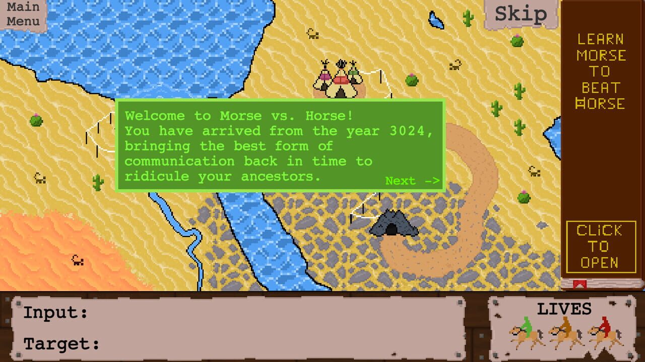 Morse vs. Horse Screenshot 1