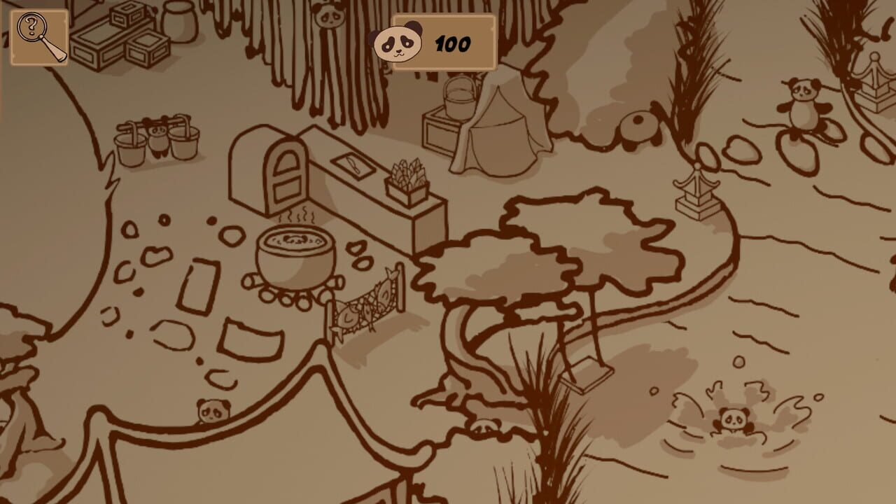100 Hidden Pandas: Village Image