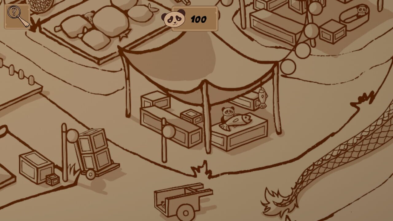 100 Hidden Pandas: Village Image