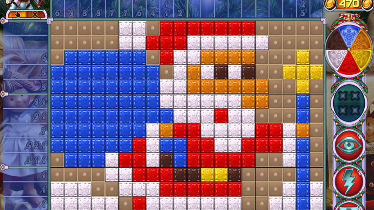 Rainbow Mosaics 10: Christmas Helper — Screenshot 3