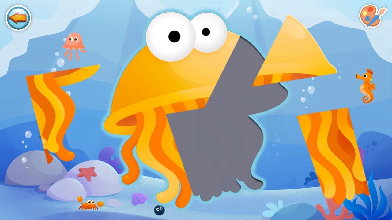 Puzzles & Colors: Games for Kids - Sea Animals — Screenshot 5