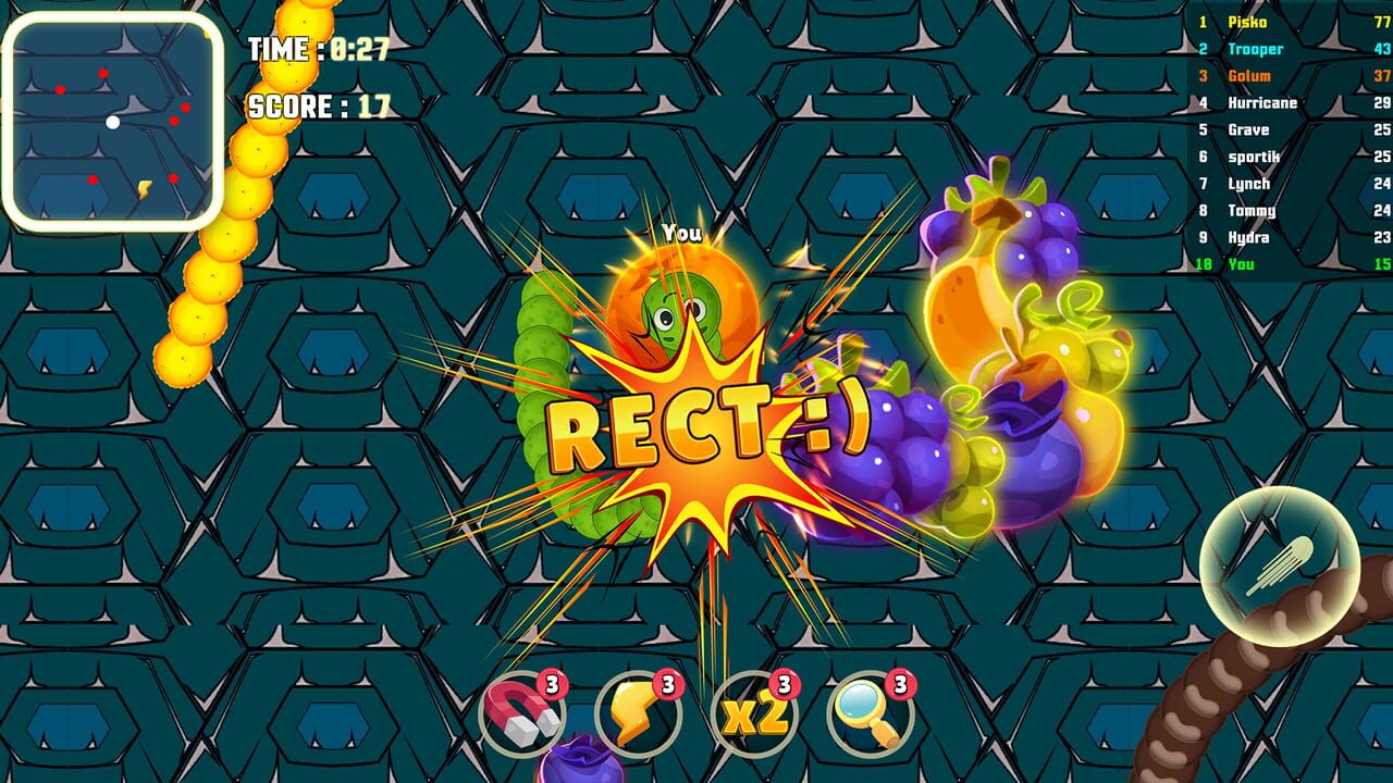 WormZone: Snake Drift Screenshot 1