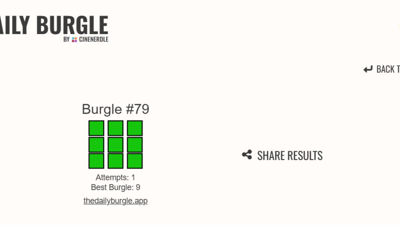 The Daily Burgle Screenshot 1