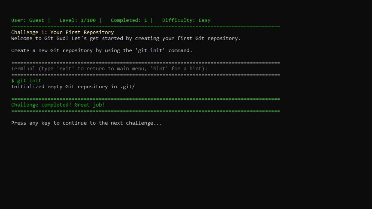 Git Gud Screenshot 1