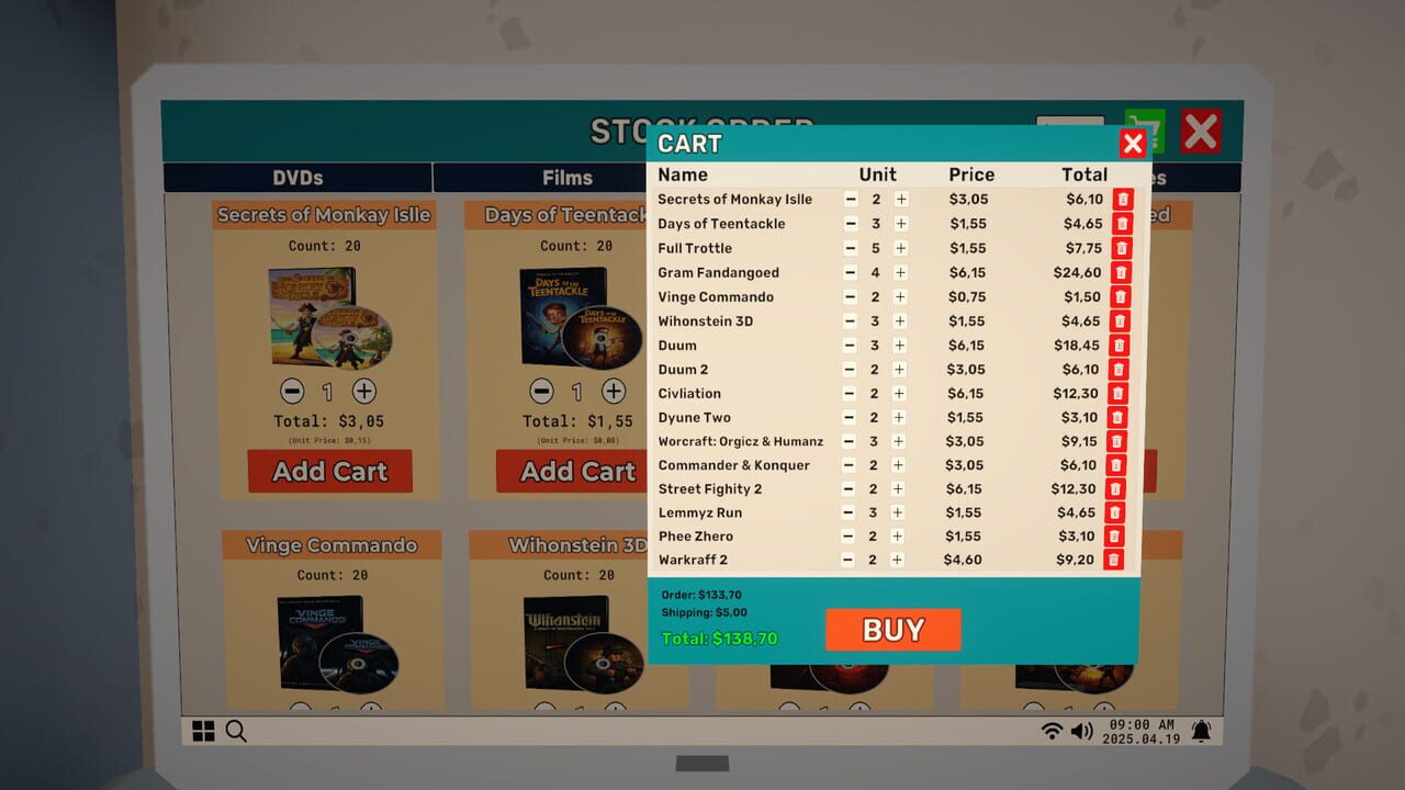 DVD Store Simulator Image