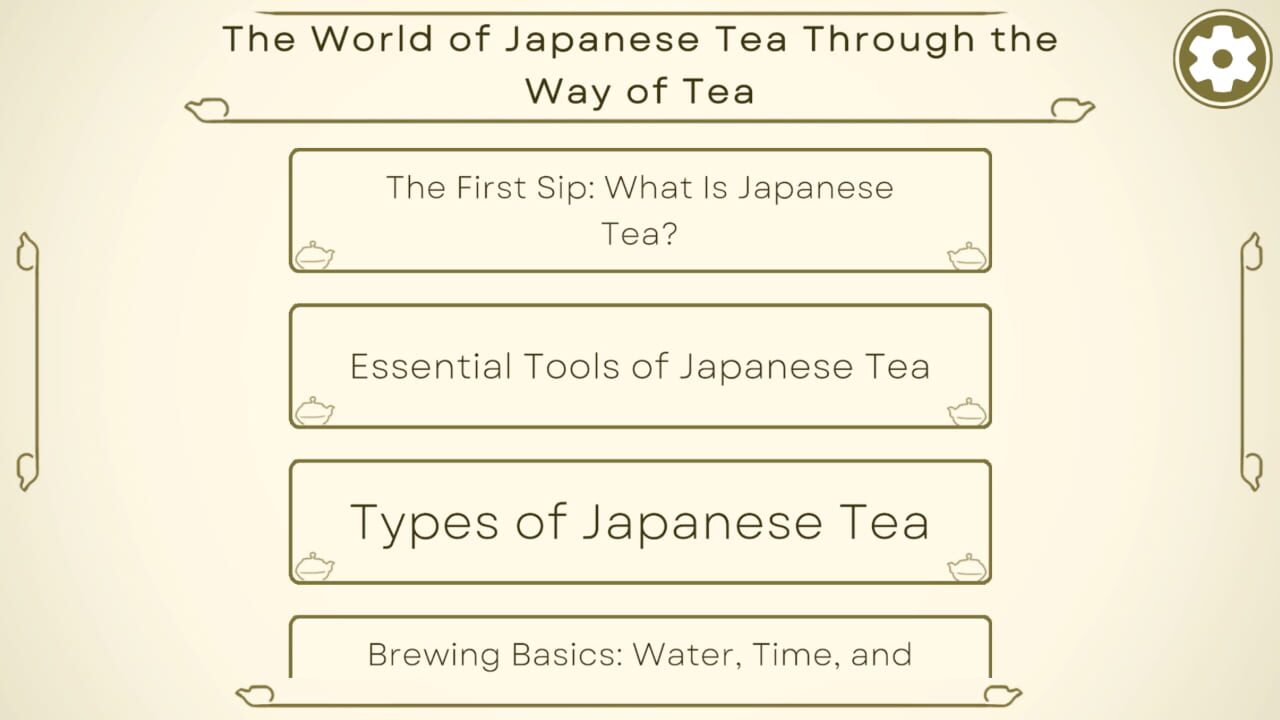 The World of Japanese Tea Through the Way of Tea — Screenshot 1