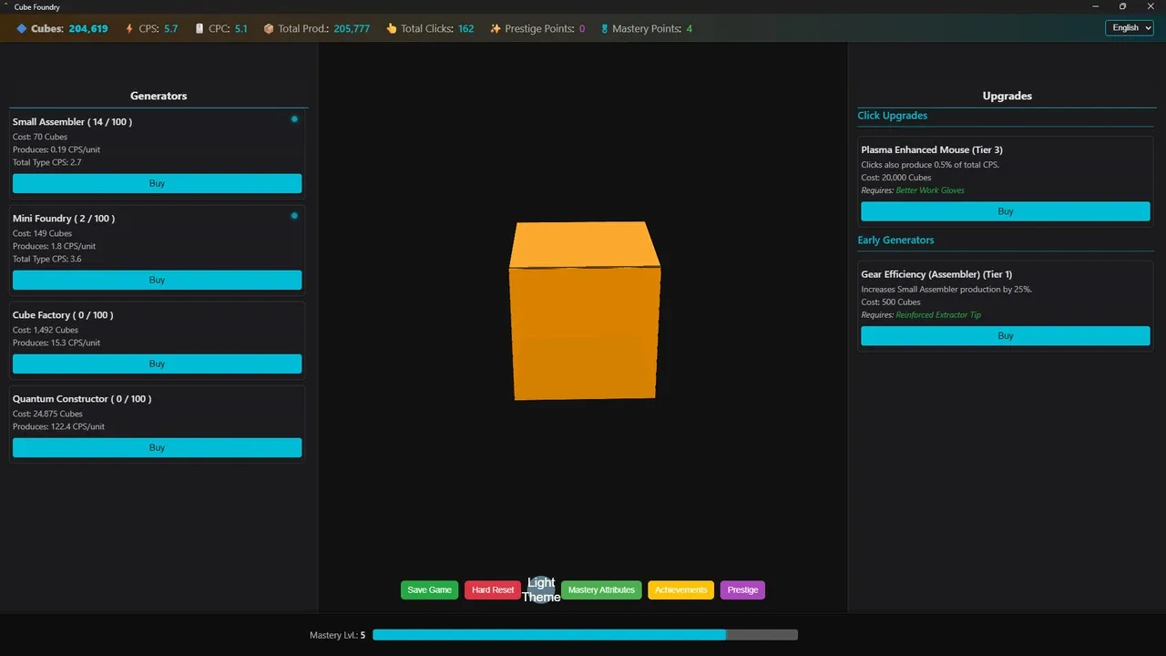 Capture 1 de Cube Foundry