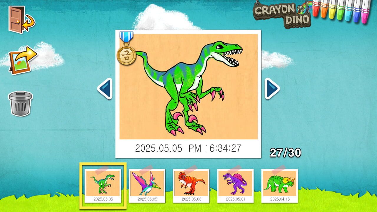Crayon Dino Image
