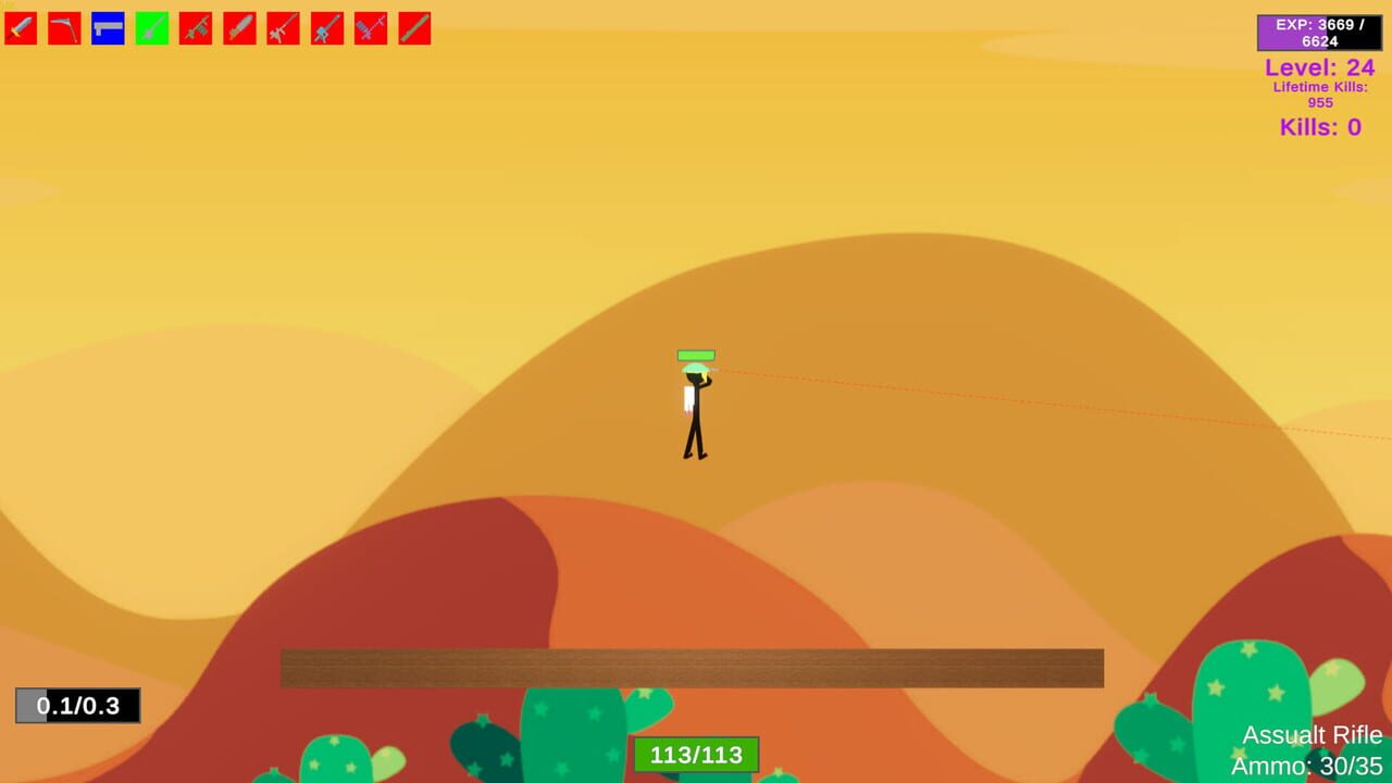 Stick Figure Combat: Jetpack Large — Screenshot 2