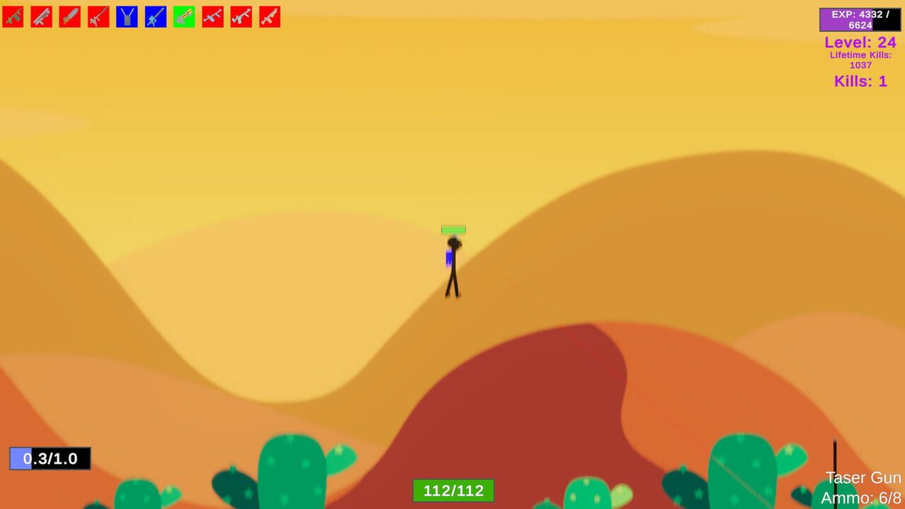 Stick Figure Combat: Jetpack Large — Screenshot 3