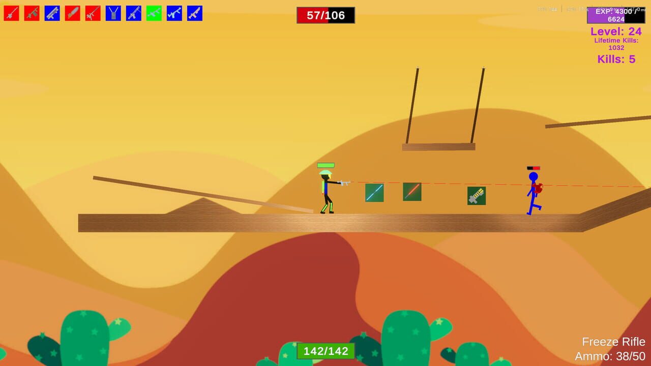 Stick Figure Combat: Elemental Rifle Pack — Screenshot 3