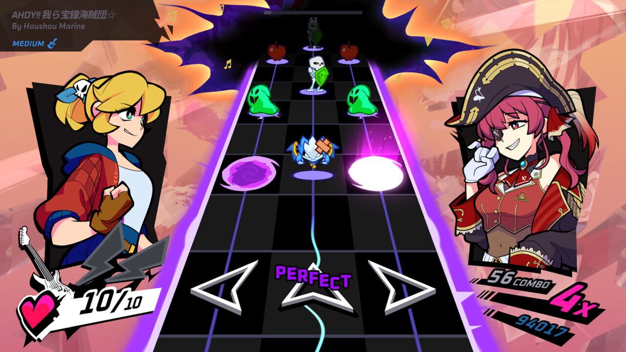 Rift of the NecroDancer: hololive - "Ahoy!! Warera Takara Kane Kaizoku-dan☆" — Screenshot 3