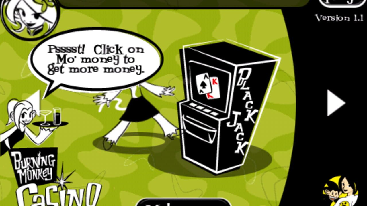Burning Monkey Casino Screenshot 1