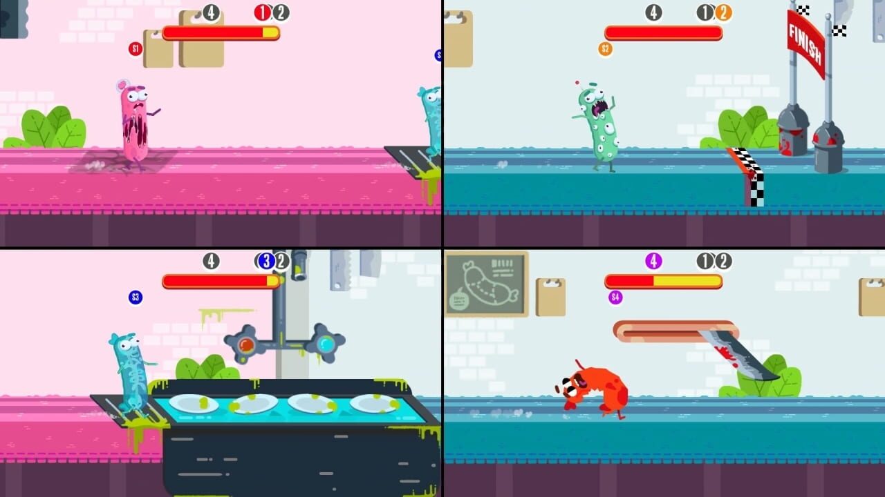 Run Sausage Run!: Eyes, Brains and Bones — Screenshot 2