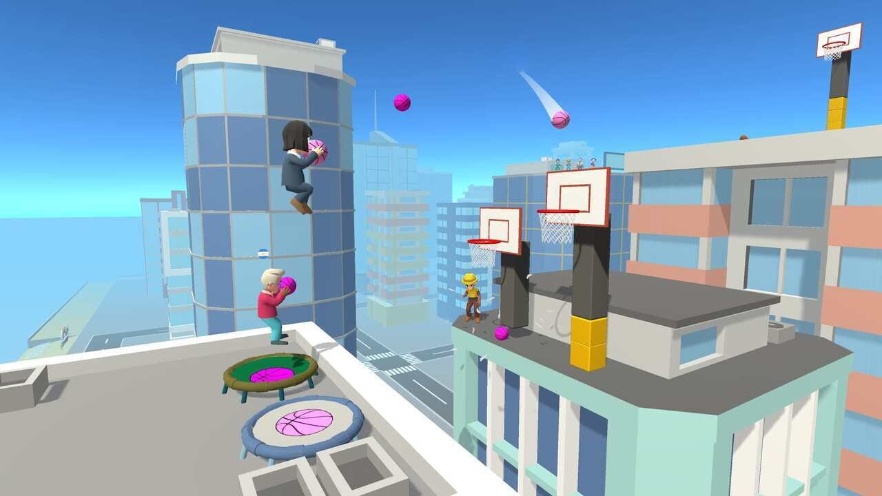 Jump Up 3D: Mini Basketball Screenshot 1