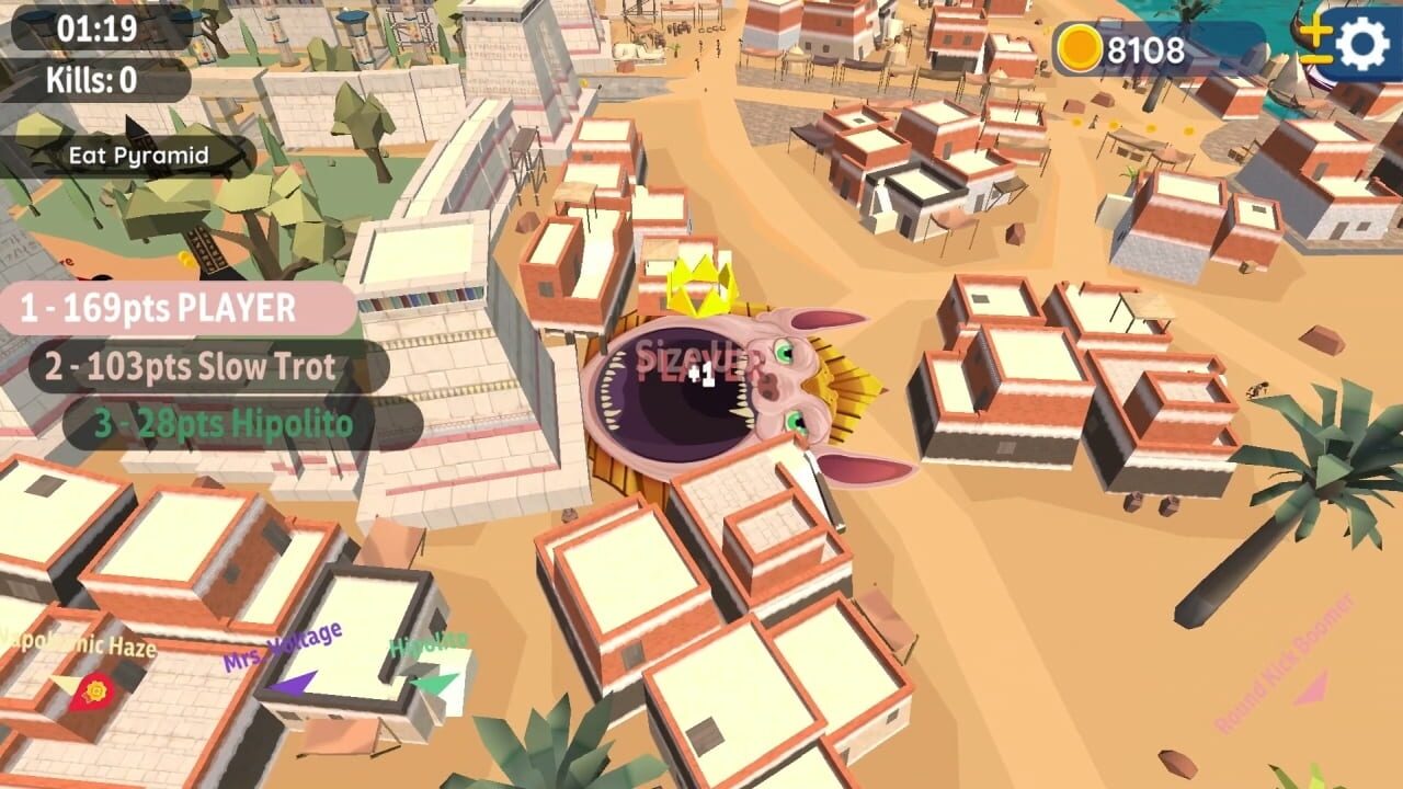 Hole io: Pyramids DLC — Screenshot 1