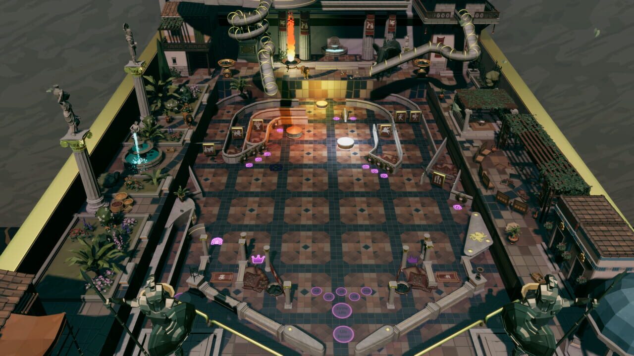 Roxy Raccoon's Pinball Panic: Roman Renaissance Image