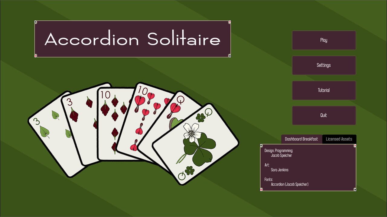 Accordion Solitaire — Screenshot 1