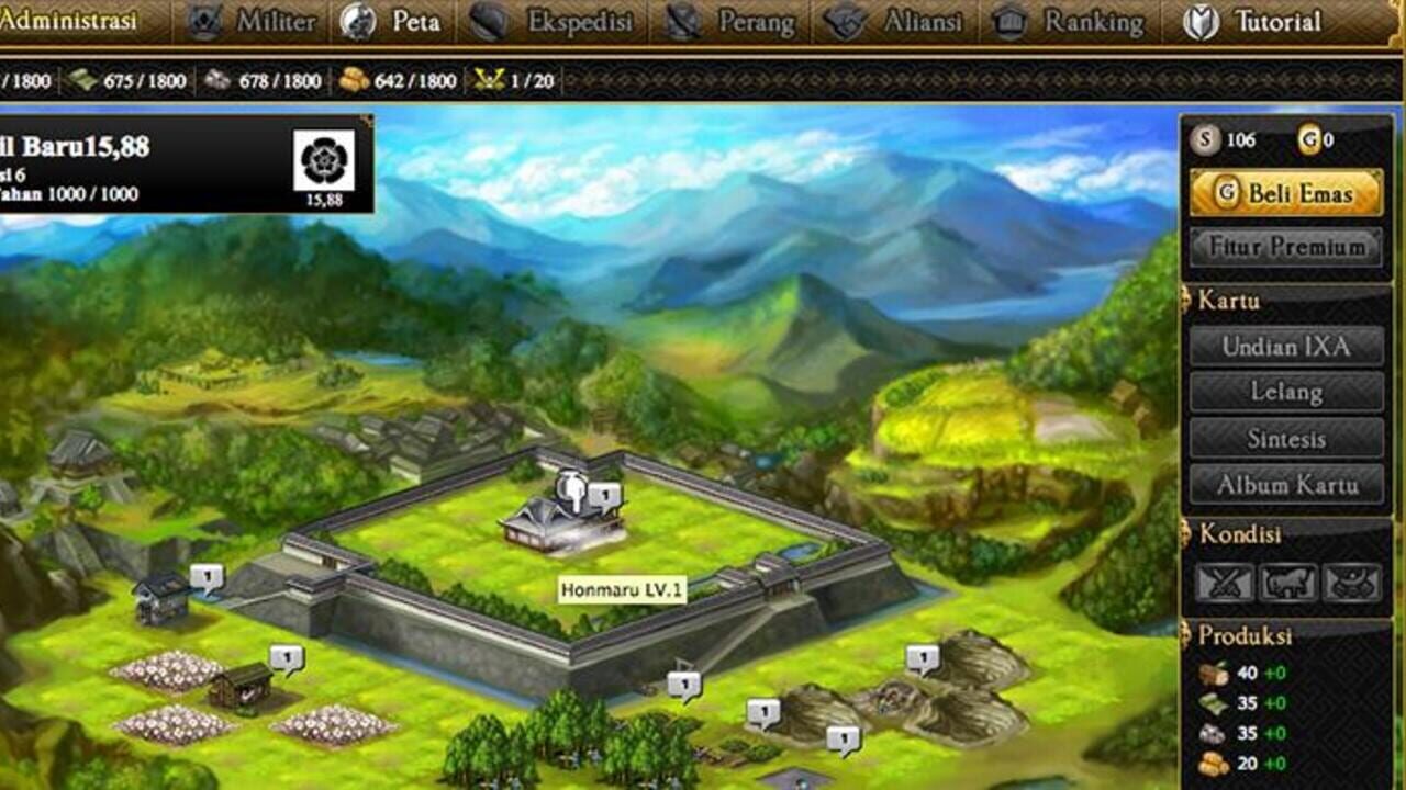 Sengoku IXA Screenshot 1