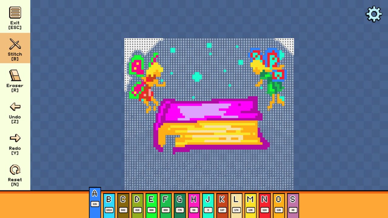 Pixel Cross Stitch: Color by Number - Enchanted Worlds Pack — Screenshot 2
